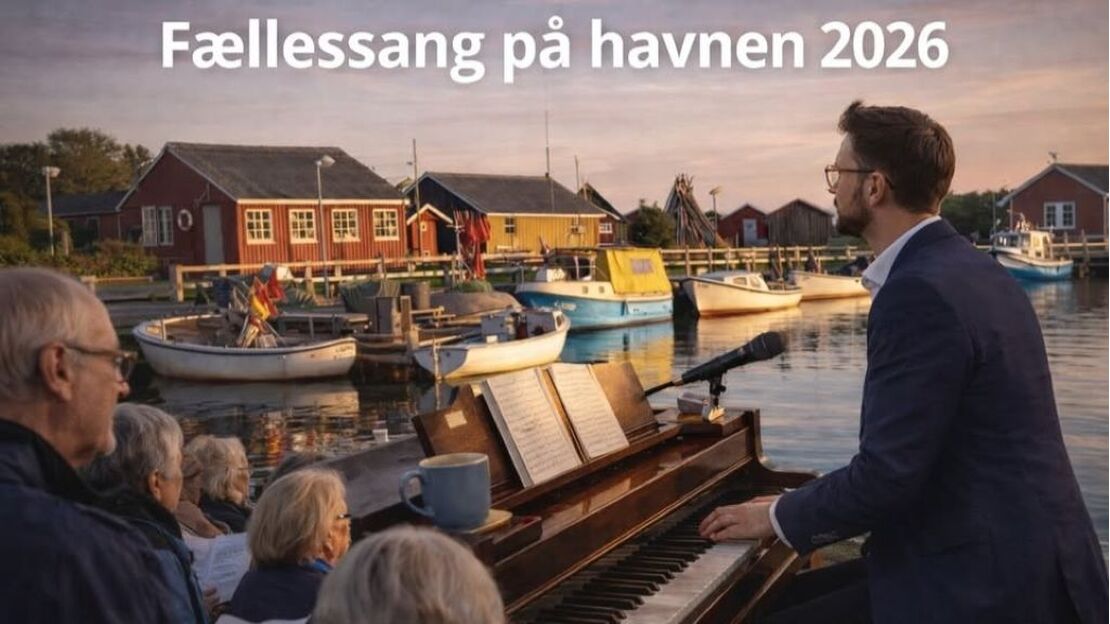 Gemeinschaftsgesang im Hafen
